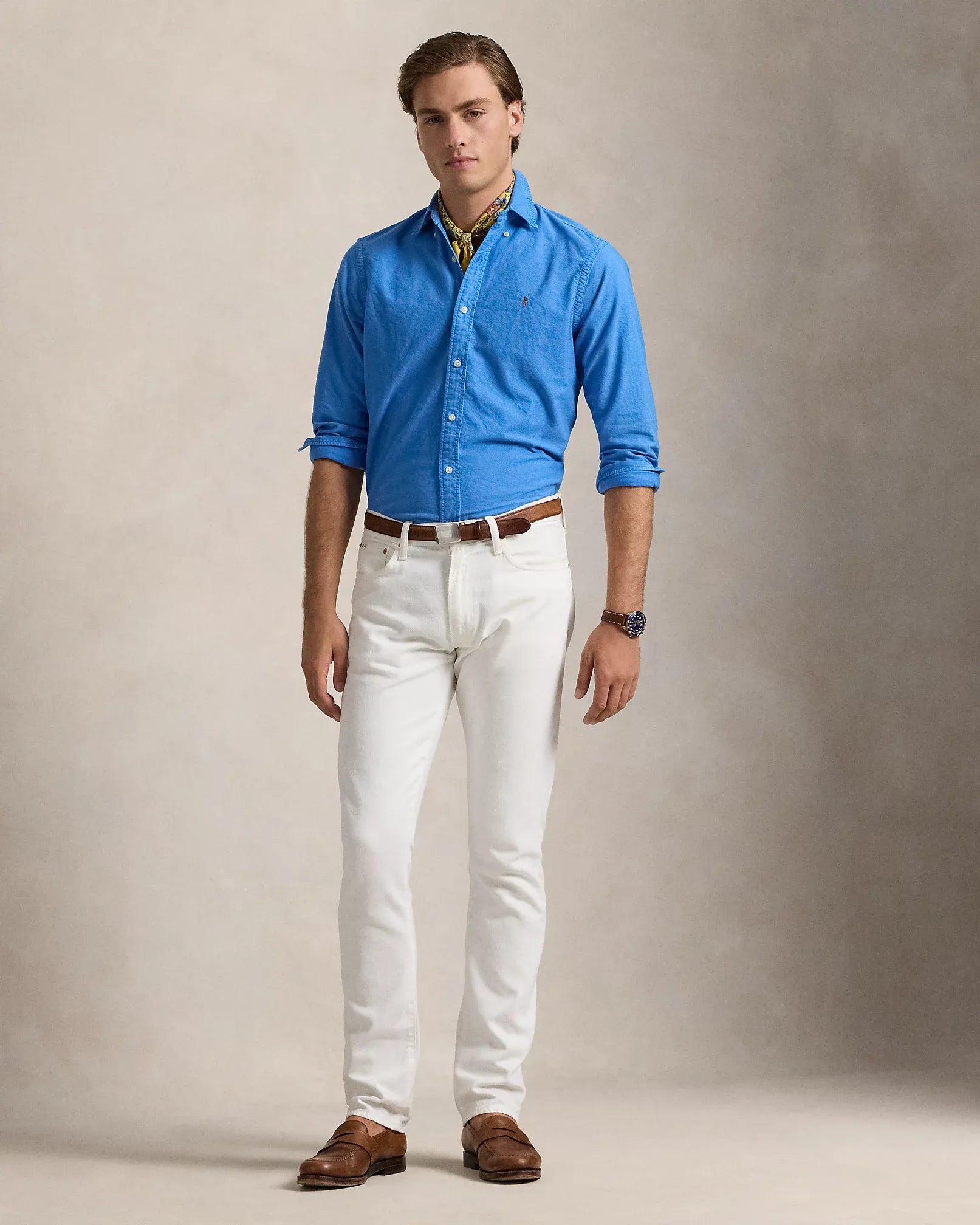 Garment-Dyed Oxford Shirt