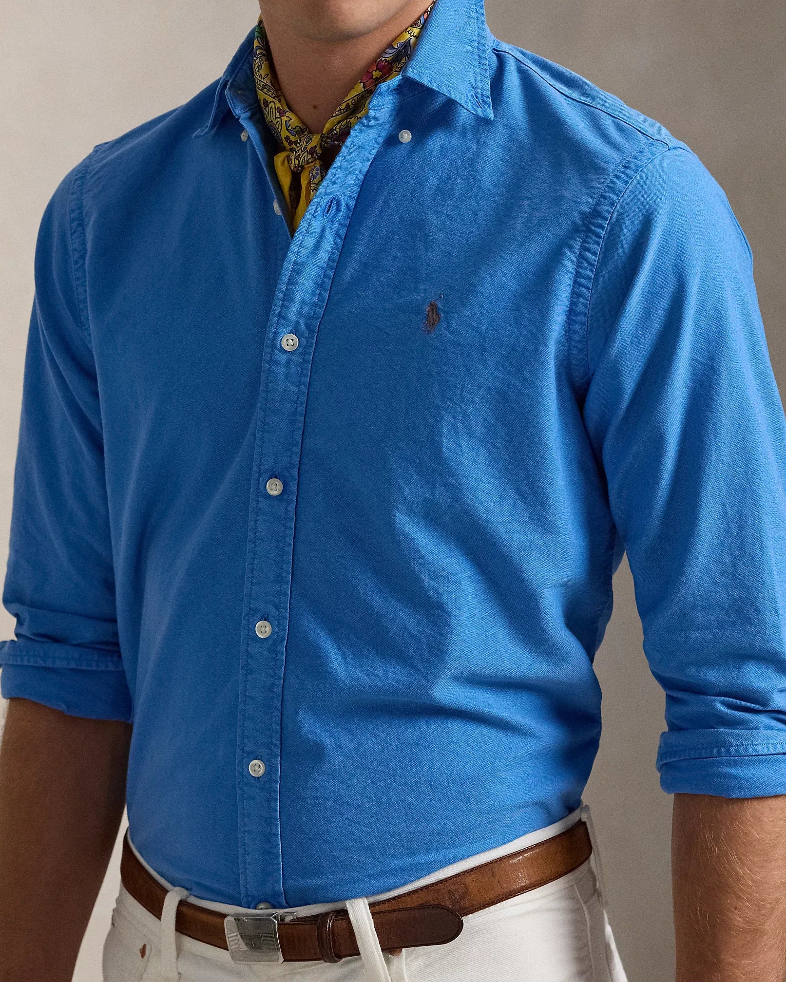 Garment-Dyed Oxford Shirt
