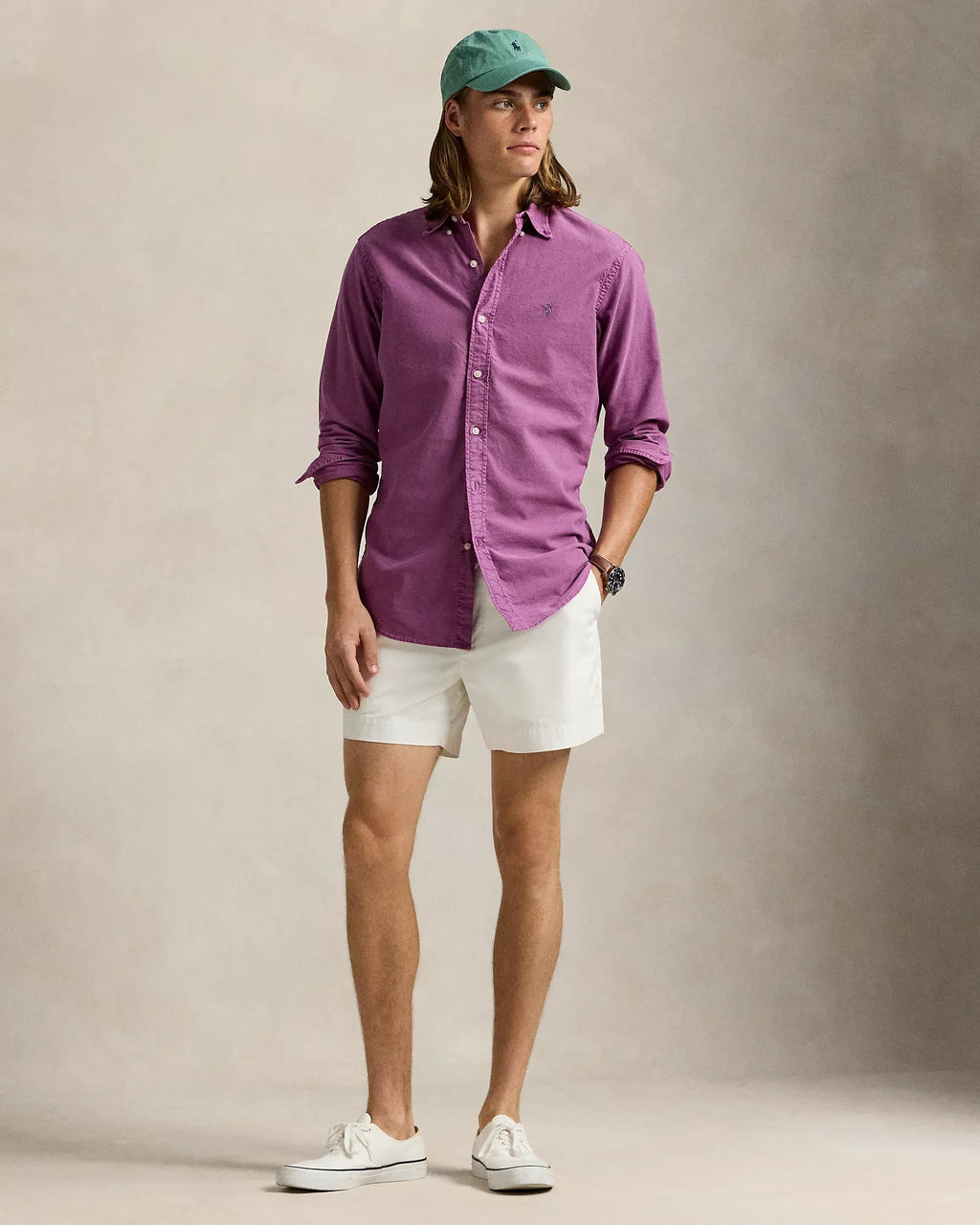Garment-Dyed Oxford Shirt