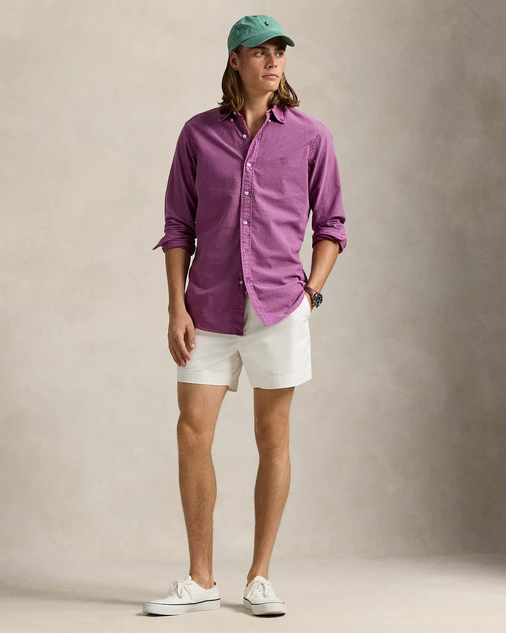 Garment-Dyed Oxford Shirt