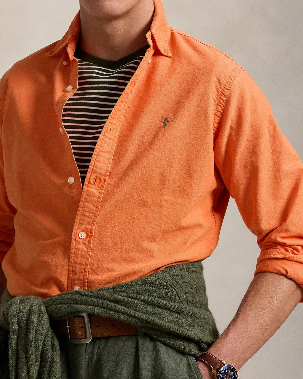Garment-Dyed Oxford Shirt